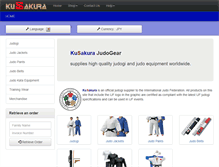 Tablet Screenshot of judogear.jp